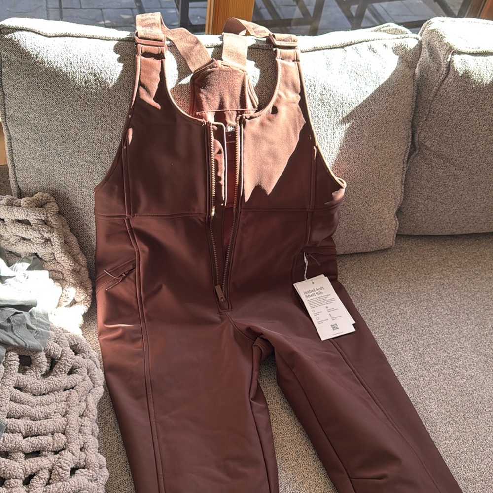 NWT Halfdays Isabel softshell ski bib pants